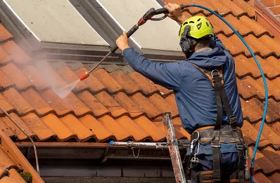 Démoussage et hydrofuge de toiture à Witternesse